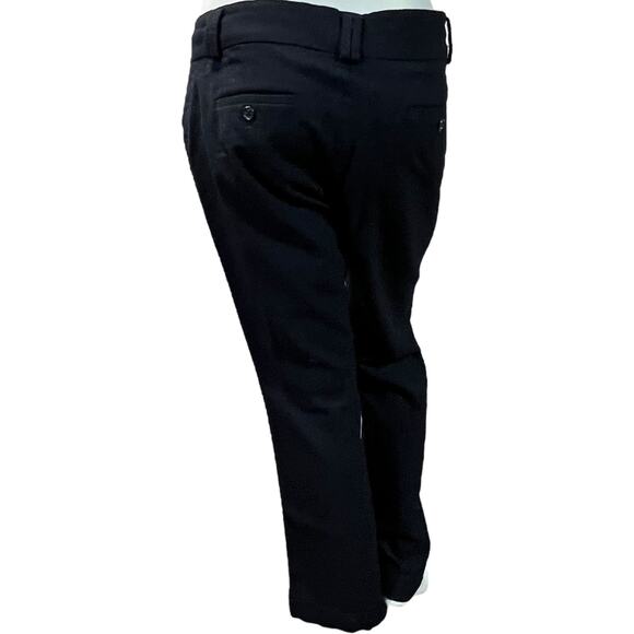 Banana Republic Women's Black Wool Dress Pants Size 10 Cuffed Bootcut Career Y2K - Picture 13 of 16